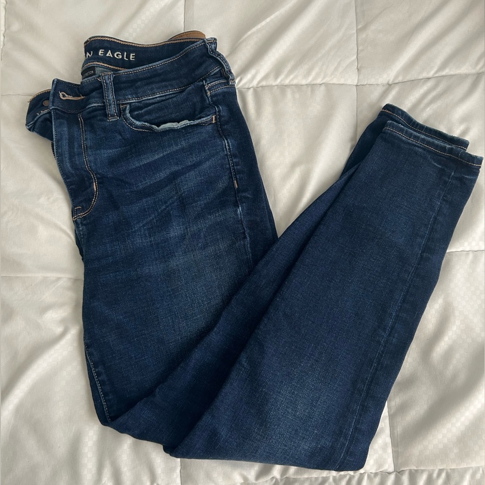 American Eagle Hi Rise Jegging 8 Short
